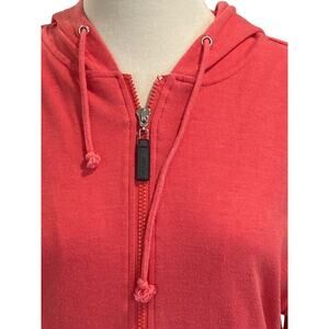 NASCAR Hoodie Sweatshirt E Series Logo Racing Apparel Full Zip Pink Unisex